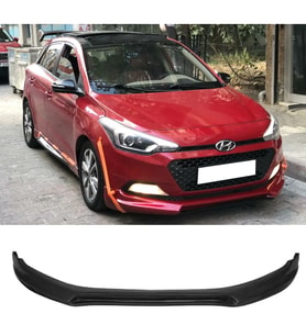 Hyundai İ20 Custom Ön Ek Karlık Mat Siyah Plastik 2014 2015 2016 2017 2018