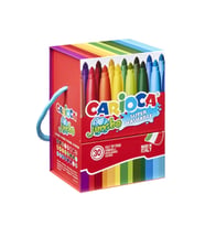 CARİOCA JUMBO SÜPER YIKANABİLİR KEÇELİ BOYA KALEMİ 30'LU (SERT KUTU)