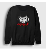 Presmono Unisex Siyah Guts Anime Berserk Sweatshirt 126038tt