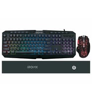 IROMX GMK44CC TR USB Kablolu Q Klavye Multimedya RGB Gaming Kablolu Klavye Mouse Set
