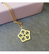Vaoov 925 Ayar Gümüş Çiçek Kolye