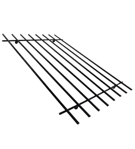 TEKMARKED ÇOK AMAÇLI ISIYA DAYANIKLI METAL TENCERE, TAVA, FIRIN TEPSİSİ VE ÇAYDANLIK ALTLIĞI (NİHALE) (48.5x31 cm) (Ekru-Siyah)