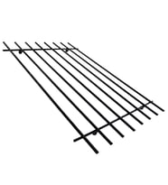 TEKMARKED ÇOK AMAÇLI ISIYA DAYANIKLI METAL TENCERE, TAVA, FIRIN TEPSİSİ VE ÇAYDANLIK ALTLIĞI (NİHALE) (48.5x31 cm) (Ekru-Siyah)