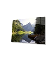 Manzara Cam Tablo 4mm Dayanıklı Temperli Cam View Glass Wall Art (Çok Renkli)