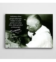 Atatürk Gerçek Kanvas Tablo