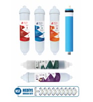Piksel Aqua 10 Aşamalı RO Membranlı Su Arıtma Cihazı Filtre Seti