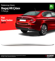 Fiat Egea SD Krom Bagaj Alt Çıtası 2015-2020
