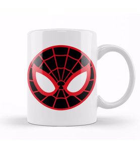 Spider Man Spider  Face Kupa Bardak Porselen
