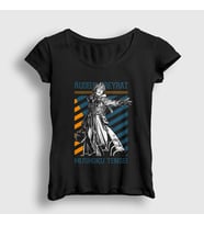 Presmono Kadın Siyah Rudeus Greyrat Mushoku Tensei T-Shirt 551199tt
