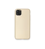 Apple iPhone 11 Pro (5.8'') Premium Silikon Kılıf Gold