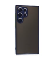 Samsung Galaxy S24 Ultra Kılıf Montreal Silikon Kapak - Lacivert
