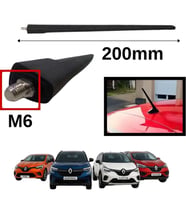 Renault Clio 5, Austral, Captur 2, Kadjar 200mm M6 Vidalı Anten Çubuğu (Yan Sanayi)