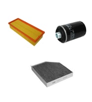 Bosch Filtre Bakım Seti Audi A5 1.8 TFSI CABD Motor için 2009-2015 Hava + Yağ F. + Polen Filtre Bosch