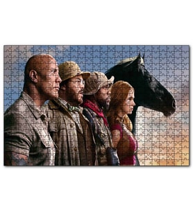 Cakapuzzle Jumanji The Next Level Kahramanlar 120 Parça Puzzle Yapboz MDF(Ahşap)
