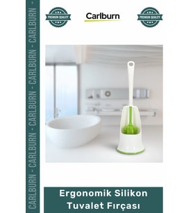 Özel Üretim Antibakteriyel Esnek Modern Hijyenik Standlı Tasarım Ergonomik Silikon Tuvalet Fırçası