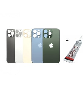 iPhone 13 PRO MAX Arka Batarya Pil Kapağı GÜMÜŞŞ (
