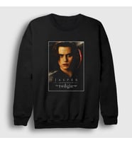 Presmono Unisex Siyah Jasper Cullen Vampire Twilight Sweatshirt 311541tt