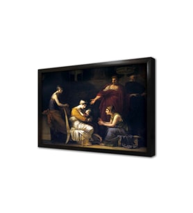 Andromache And Astyanax Çerçeveli Mdf Tablo