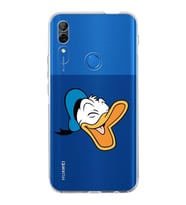 Huawei P Smart z  Kamera korumalı Kapak Donald Duck Tasarımlı  Şeffaf Kılıf