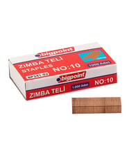 Bigpoint Zımba Teli No:10 Sarı x 20 Kutu