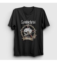 Presmono Unisex Siyah Skull Combichrist T-Shirt 440158tt