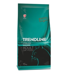 Trendline Kisirlastirilmis Tavuklu Yetiskin Kedi Mamasi 15 kg