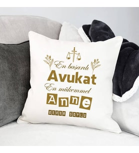 Kişiye Özel Avukat Annelere Hediye Yastık