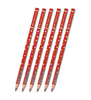 Kırmızı Başlık Kalemi Yıldız 6 Adet Faber Kırmızı Başlık Kalemi Yıldız Desenli
