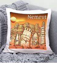 Nemrut Tasarımlı Yastık