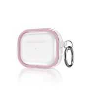 Apple Airpods Pro 2 (2.nesil) Shiny Şeffaf Kılıf - Pembe
