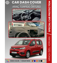TOYOTA PROACE CITY (2019-2024) Torpido Örtüsü Panel Halısı Torpido Koruma Tam Uyum UV Koruma Kaymaz