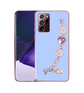 Galaxy Note 20 Ultra Kılıf El Tutamaçlı Zore Taka Silikon Kılıf (Mor)