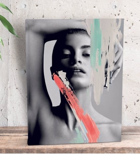 BK Gift Woman Art Tasarımlı Dekoratif Mini Kanvas Tablo 15x20cm-14
