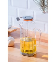 Şeffaf Cam Yağdanlık, 1000 ml, Pratik ve Şık Tasarım