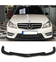 Mercedes W204 C180 Ön Lip Plastik Parlak Siyah ön-ek-bodykit 2011 2012 2013 2014 Makyajlı Kasa