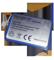 3.7v 26400mAh 40C (97.68Wh) Li-Polymer Batarya Pil - HSLP-456696-1S8P