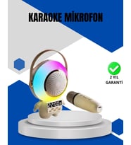 Kablosuz Mikrofonlu Astronot Tasarım Bluetooth Speaker Karaoke