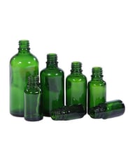 Cam Şişe + Damlalık Aracı Yeşil 5 ml