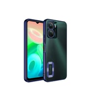 Vivo Y16 Uyumlu Kılıf Kamera Korumalı Logo Gösteren Zore Omega Kapak