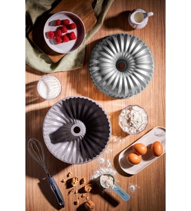 Griss Hardstone Gri Döküm Kek Kalıbı 24 cm, dayanıklı ve şık tasarım
