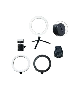 8 inç LED Ring Light ve Tripod ile Profesyonel Video ve Fotoğraf Çekimi