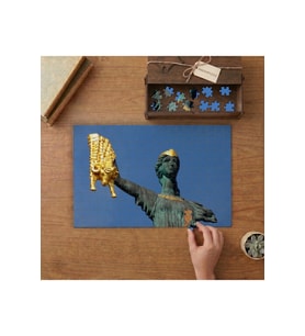 Midia Heykeli - Gürcistan Tasarımı 240 parça Ahşap Puzzle Ahşap Kutuda MP02087