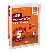 GİZLİ YAYINLARI 8.SINIF LGS VARYASYON PAKET DENEME