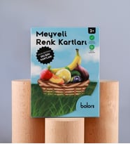 Meyveli Renk Kartları - Oyun Destekli Çocuk Gelişim Kartları