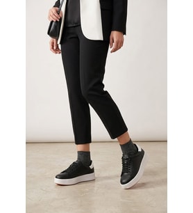 Lufian 121230053 Adel Kadın Hakiki Deri Klasik Sneaker Siyah