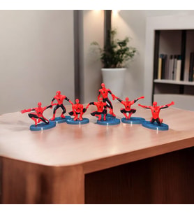 VIP SPIDERMAN ÖRÜMCEK ADAM KARAKTER SET 7Lİ BİBLO SET SPIDERMAN OYUNCAKLARI ÖRÜMCEK ADAM OYUNCAKLARI