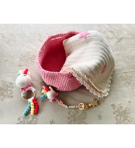 Amigurumi Organik Yeni Doğan Seti