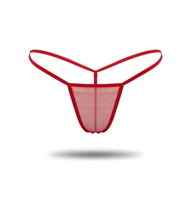Transparan Tül String Tanga