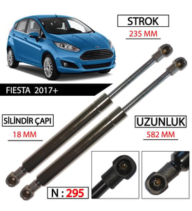 Bagaj Amortisörü Fiesta 2017+