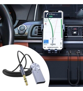 Araba için Bluetooth Aux Alıcısı Wireless Araç Kiti (5668)
